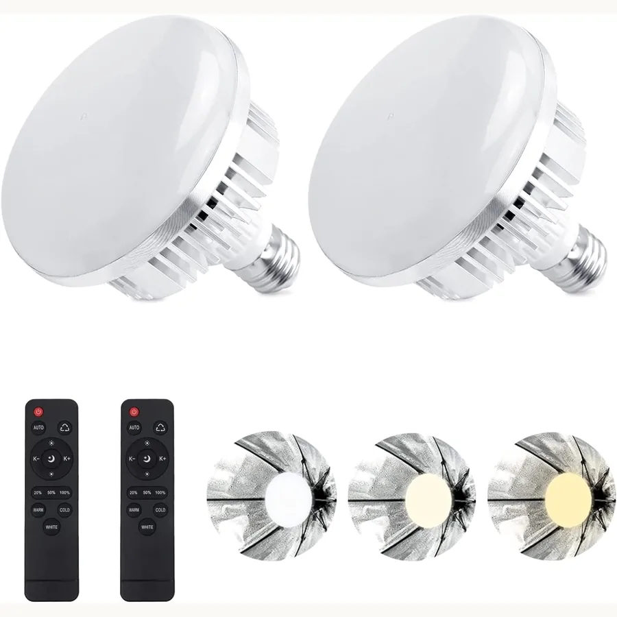 Skytex 135W Tricolor Studio Bulbs used in the Noble Knows creator setup