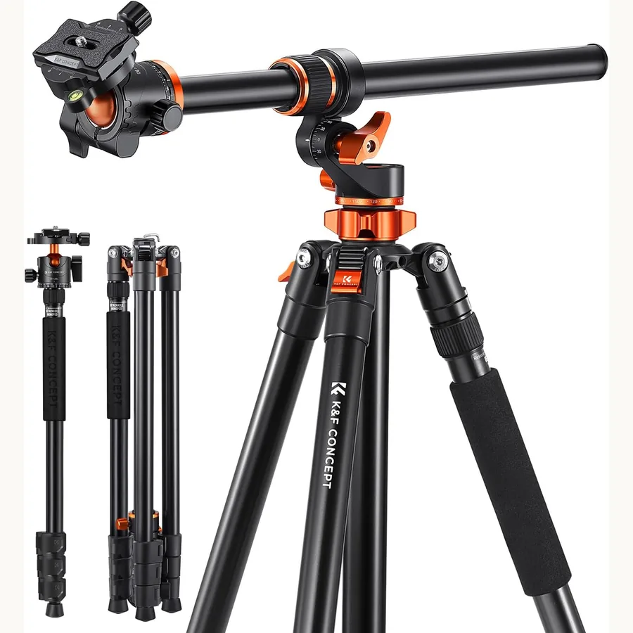 K&F Concept 90-inch Camera Tripod used in the Noble Knows creator setup